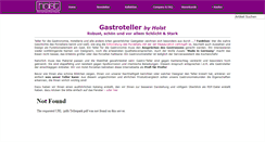 Desktop Screenshot of gastroteller.de